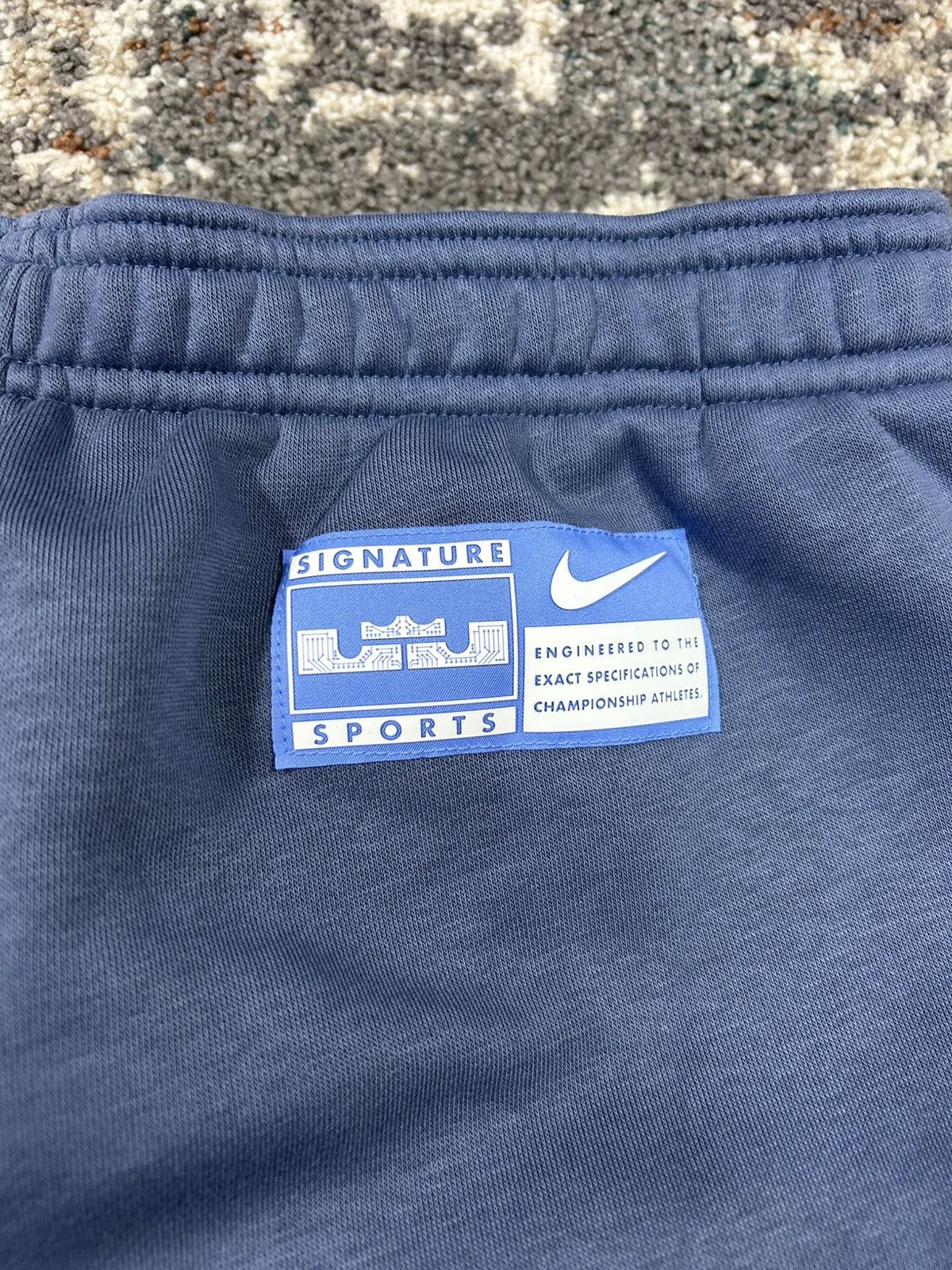 Nike Nike Lebron Snap Button Sweatpants Blue Size US 34 / EU 50 - 6 Thumbnail
