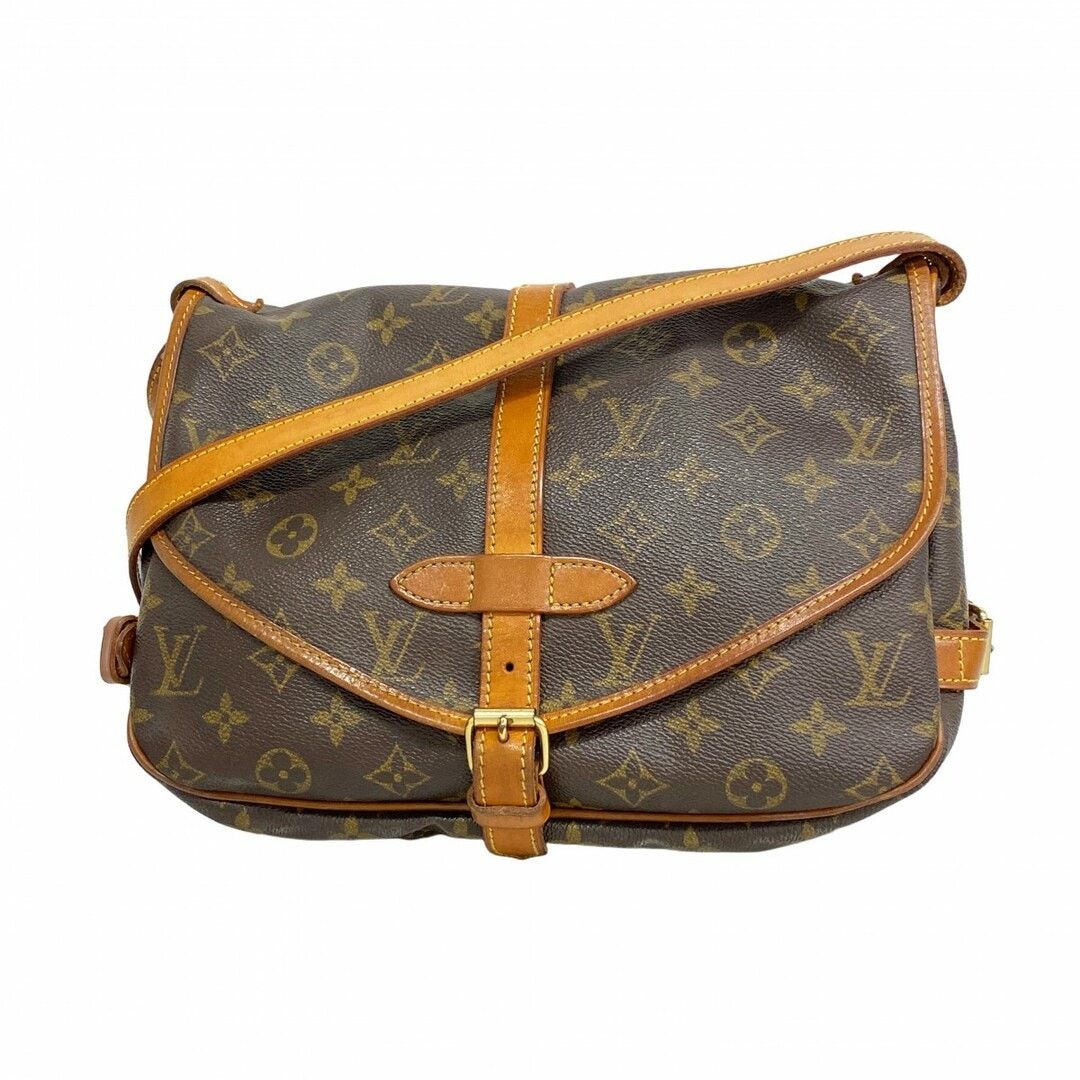 Louis Vuitton Monogram Saumur 30 Shoulder Bag M42256 in Brown, Women's