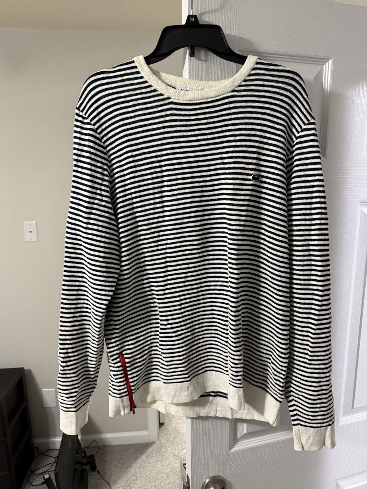 Lacoste Lacoste striped sweater Size US XL / EU 56 / 4 - 1 Thumbnail