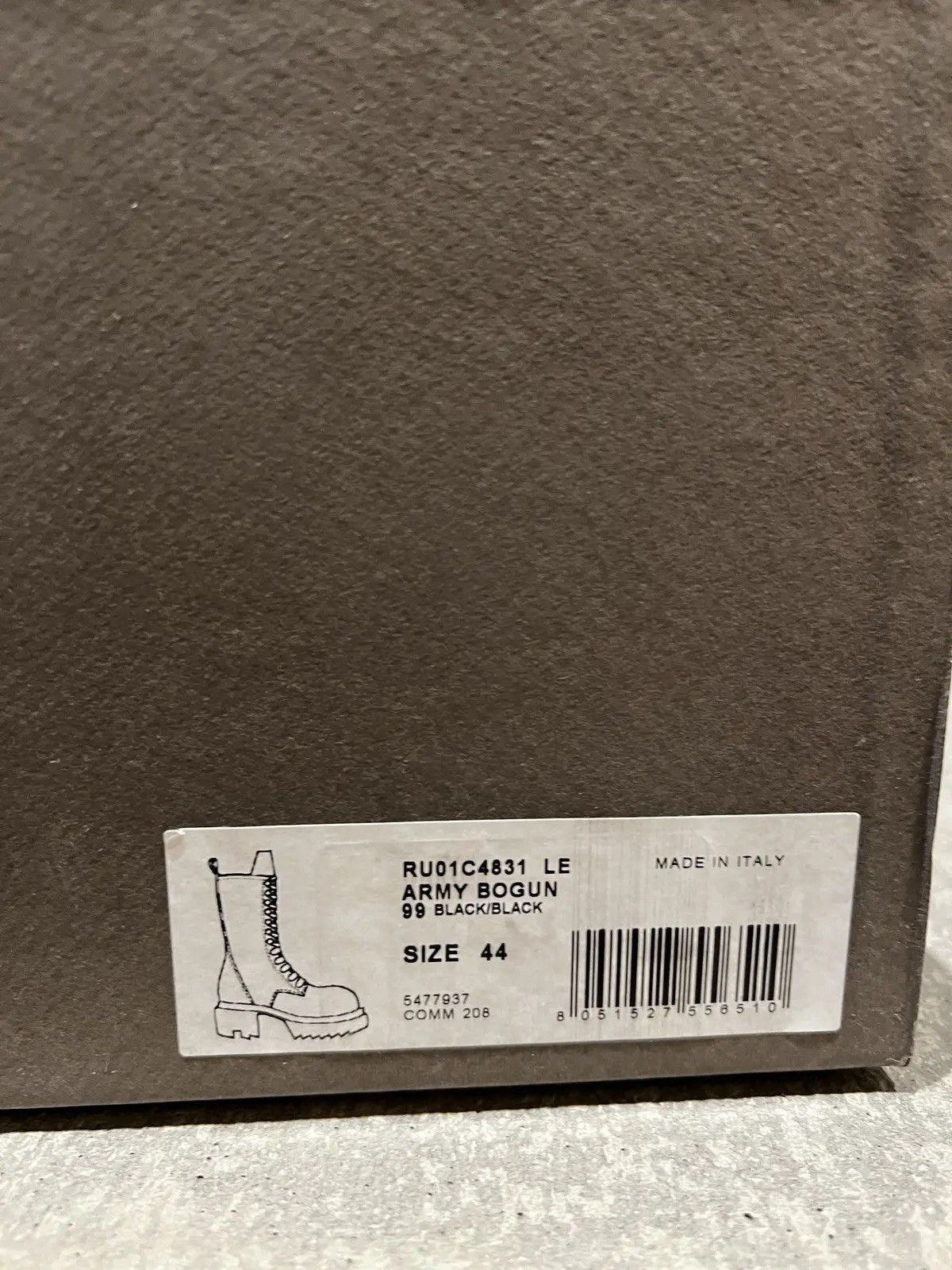 Rick Owens Bogun Army Boots Size US 11 / EU 44 - 5 Thumbnail