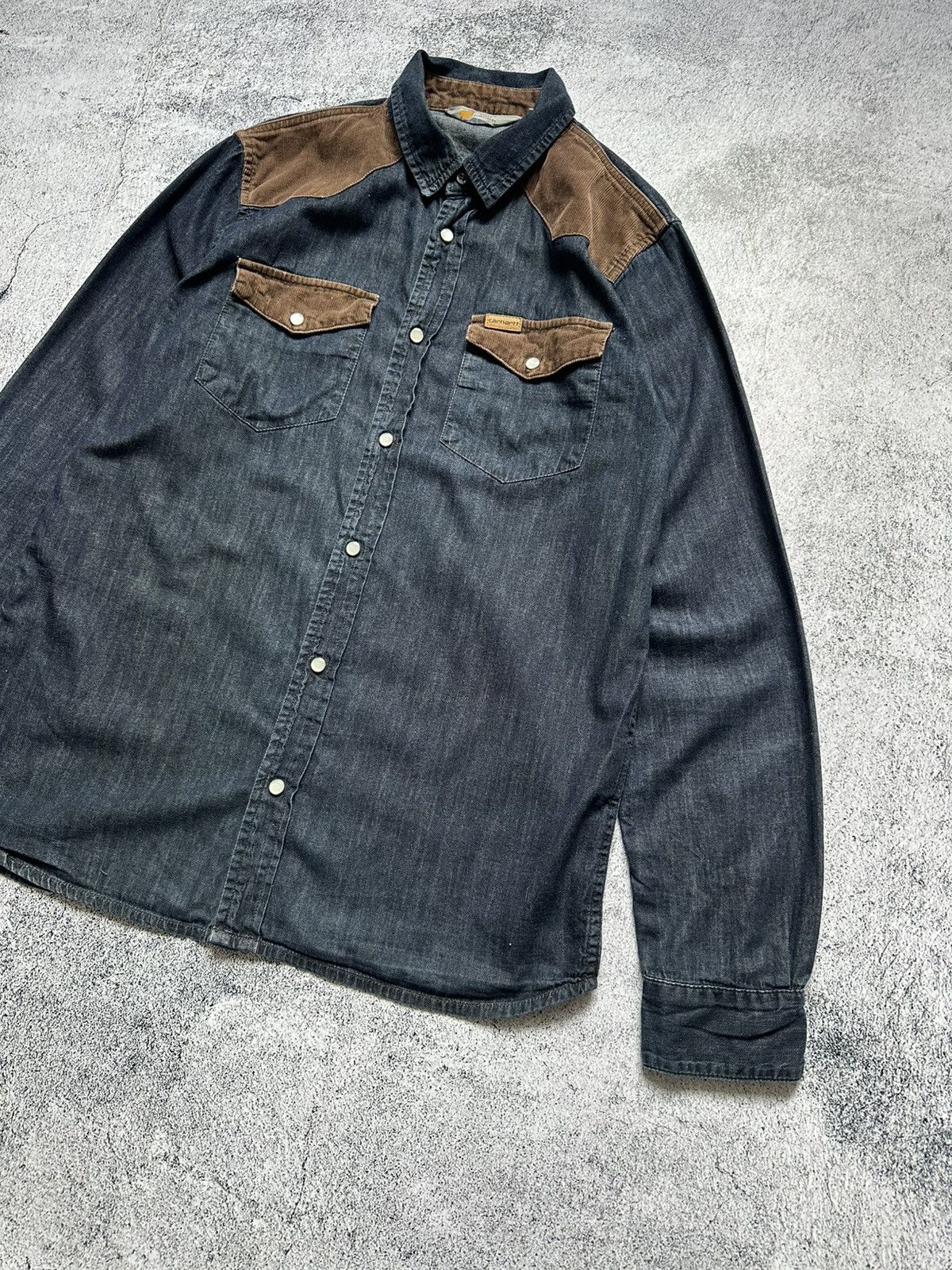 Carhartt Vintage Carhartt WorkWear Shirt Button Size US M / EU 48-50 / 2 - 7 Thumbnail