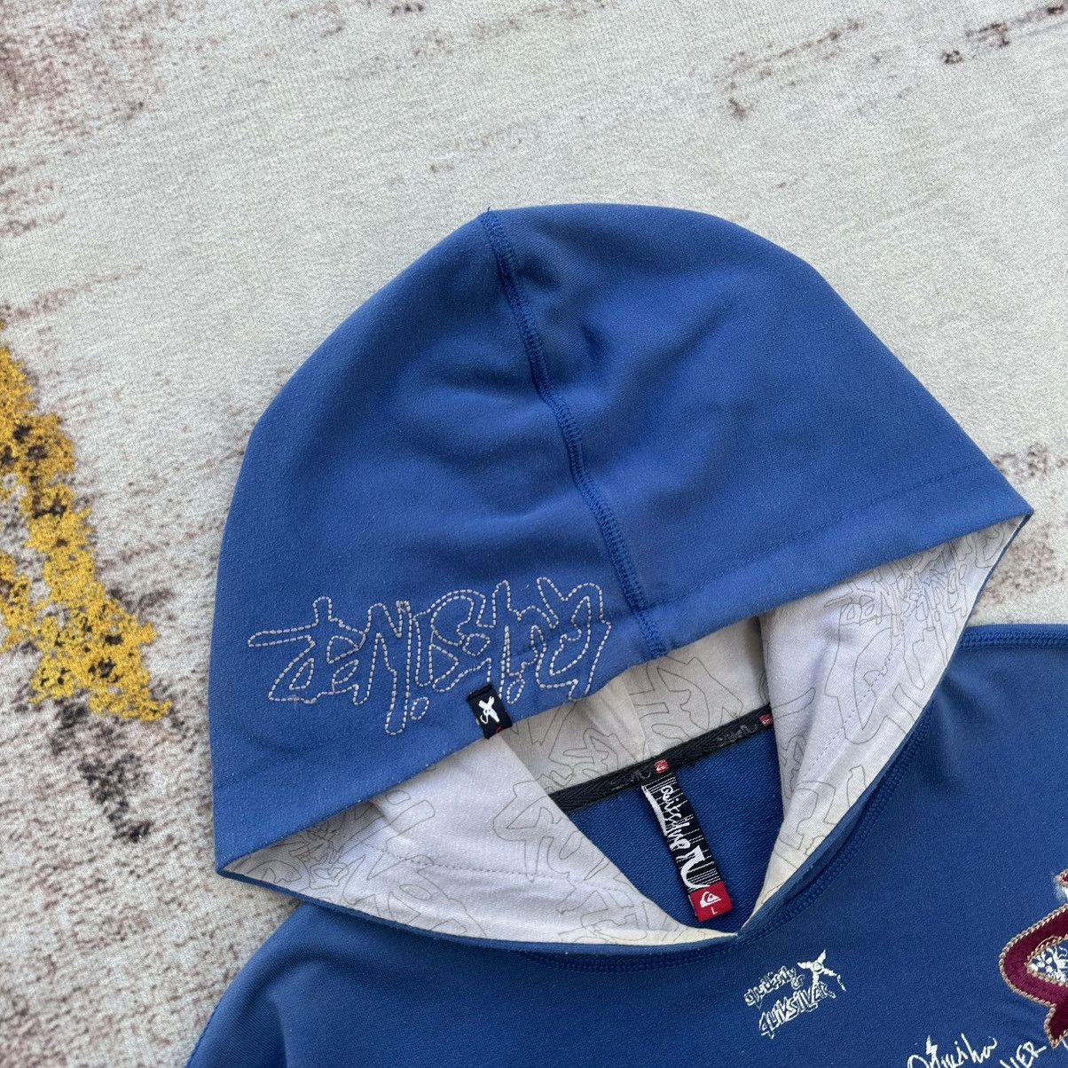 Quicksilver VINTAGE QUICK SILVER SURF&SNOWBOARD EMBROIDERY LOGO HOODIE Size US L / EU 52-54 / 3 - 7 Thumbnail