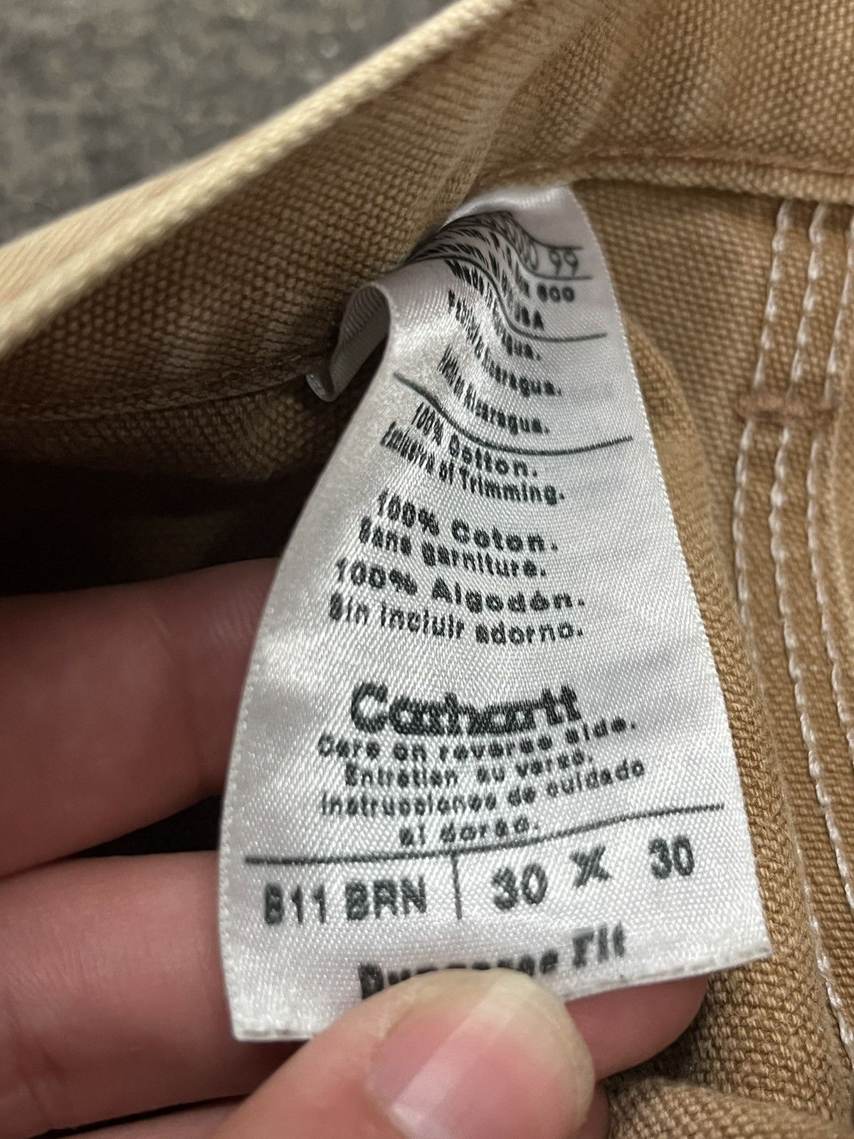 Carhartt × Vintage Carhartt cargo pants thrashed faded vintage hype skater rare Size US 32 / EU 48 - 7 Thumbnail