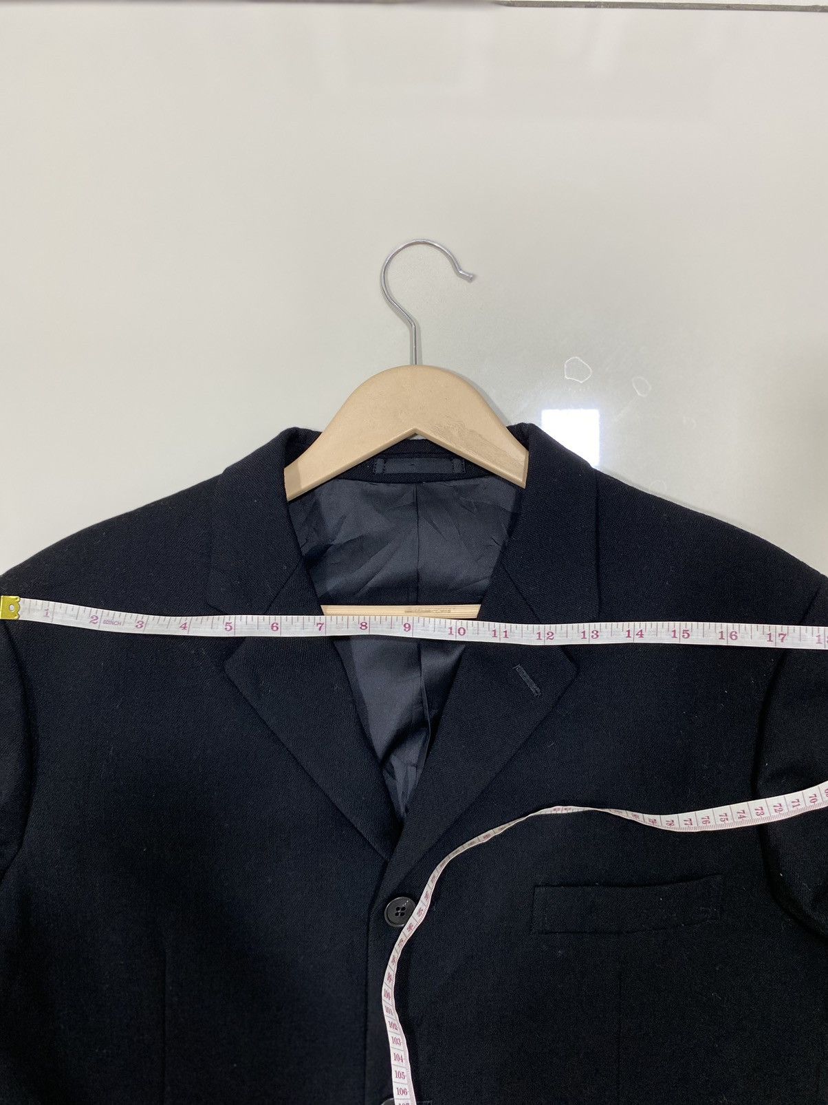 Yohji Yamamoto AAR Yohji Yamamoto X Durban Black Blazer Size 44R - 12 Thumbnail