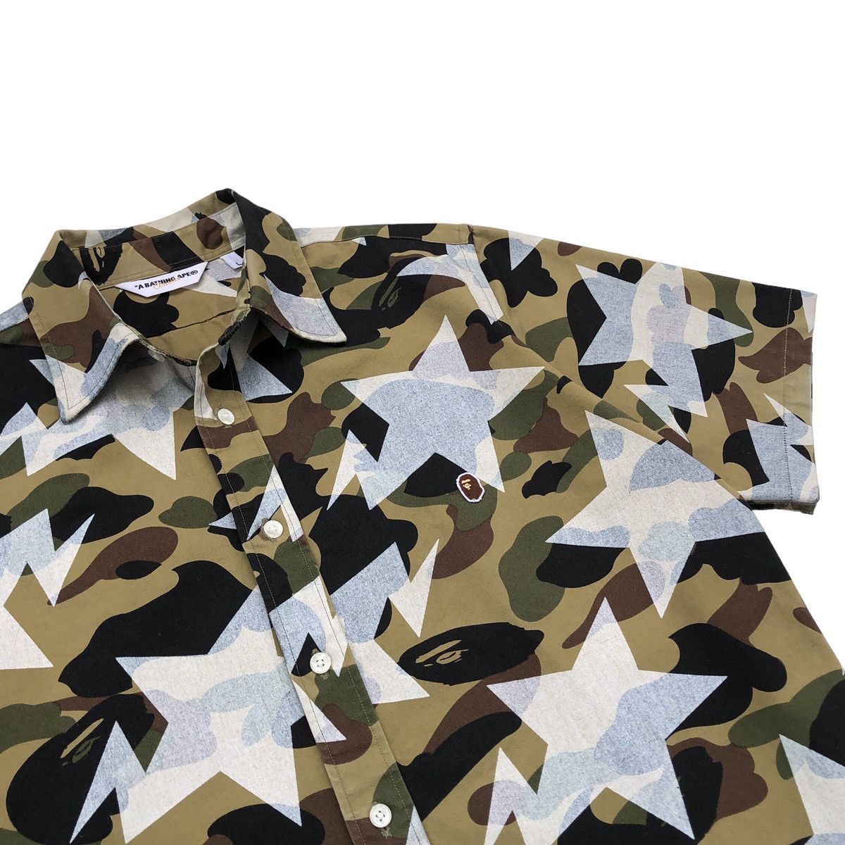Bape OG BAPE STA 1st Camo Green Short Sleeve Size US L / EU 52-54 / 3 - 5 Thumbnail