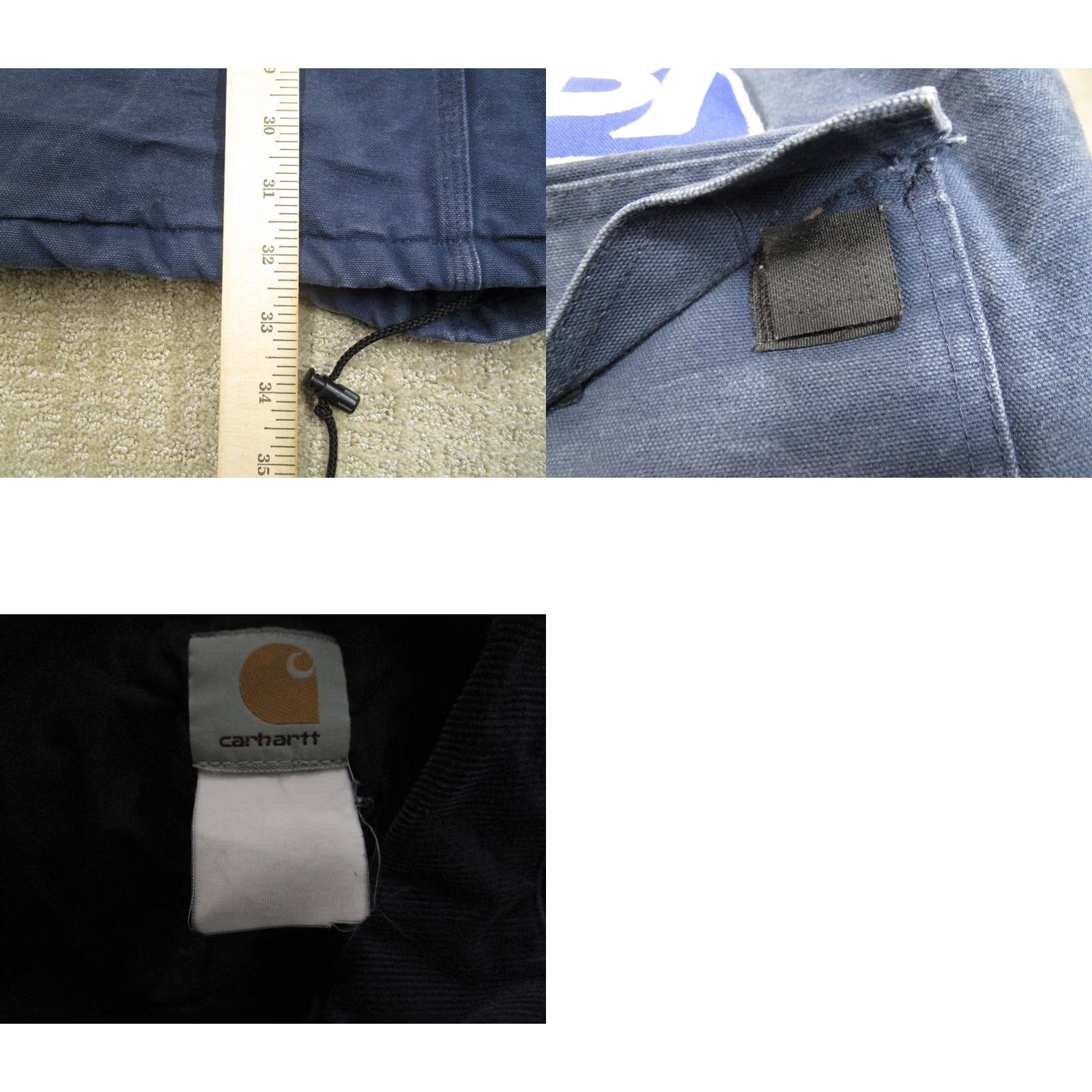 Carhartt Carhartt Jacket Men 2XL Blue Arctic Coat Bomber Jacket Heavy Duty Wind-Resistant Embroidered Logo Distressed Workwear Coat Size US XXL / EU 58 / 5 - 8 Thumbnail