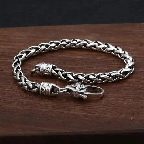 Jewelry Retro Six-character Mantra Vajra Twist Bracelet Size ONE SIZE - 3 Thumbnail