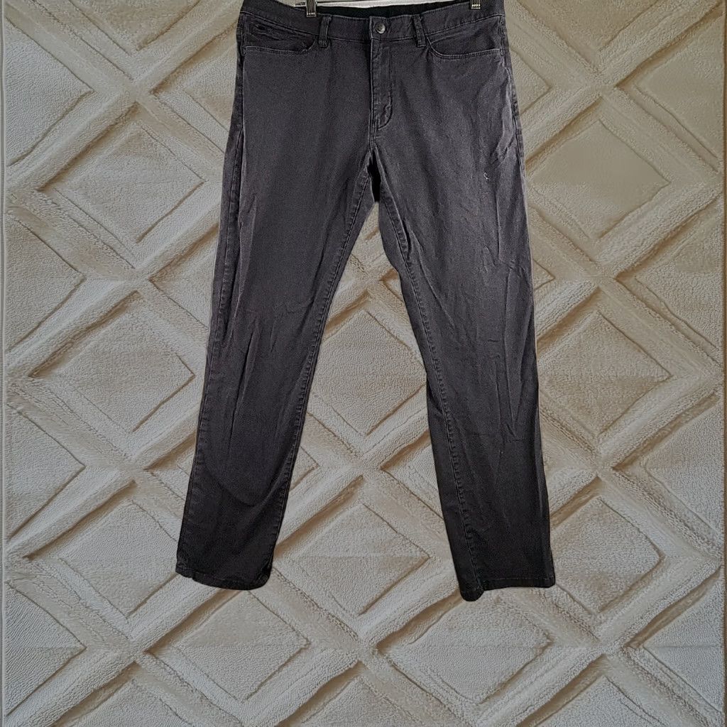 English Laundry Jeans Mens 36 X 32 Gray Denim Straight Regular Cotton Blend Solid, Men's