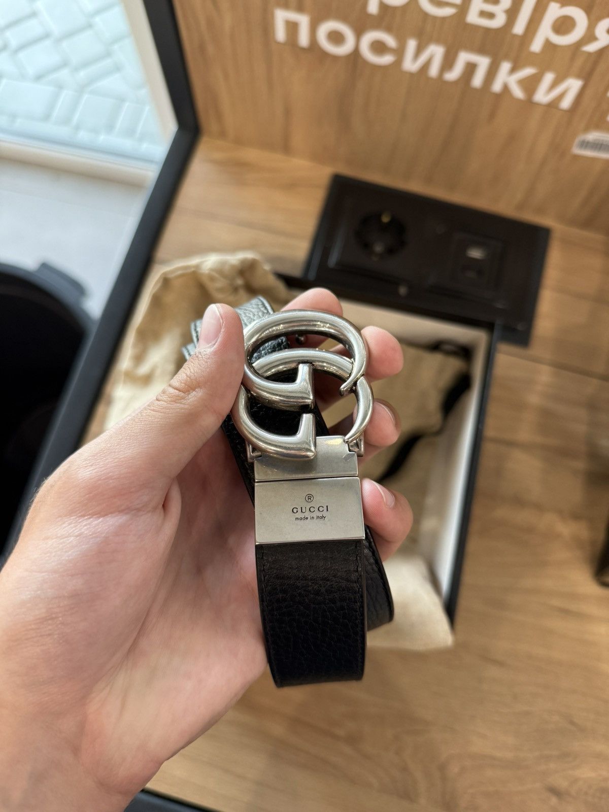 Gucci 🕶️Gucci reversible belt Size ONE SIZE - 2 Thumbnail