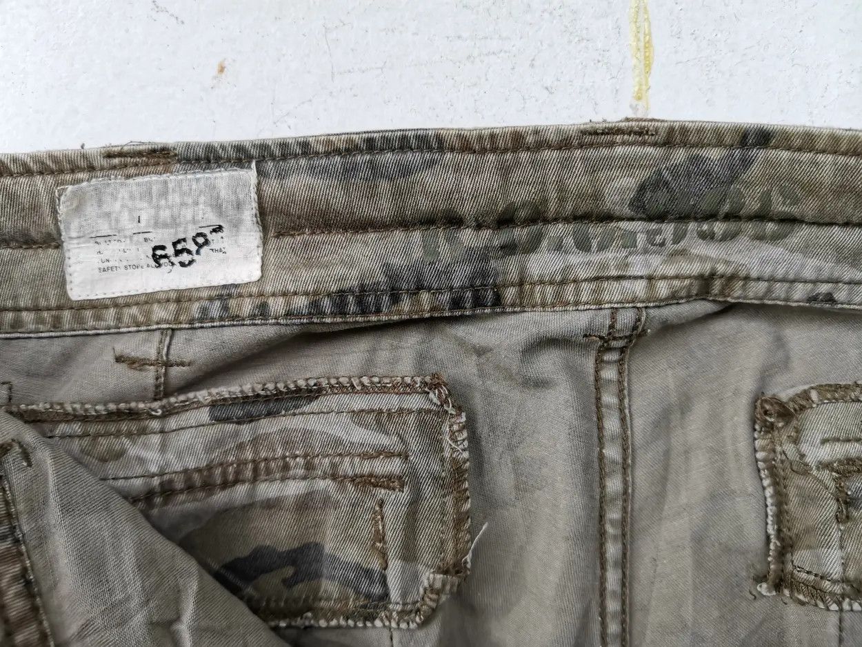 Japanese Brand Real Crush Tactical Cargo Multipocket Pants Size US 32 / EU 48 - 11 Thumbnail