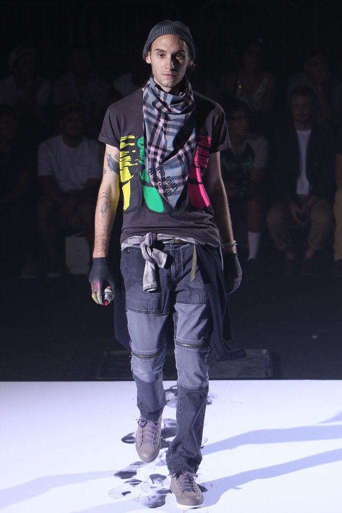 N.Hoolywood SS13 N.Hollywood Panelled Multi Washed Denim Size US 28 / EU 44 - 3 Thumbnail
