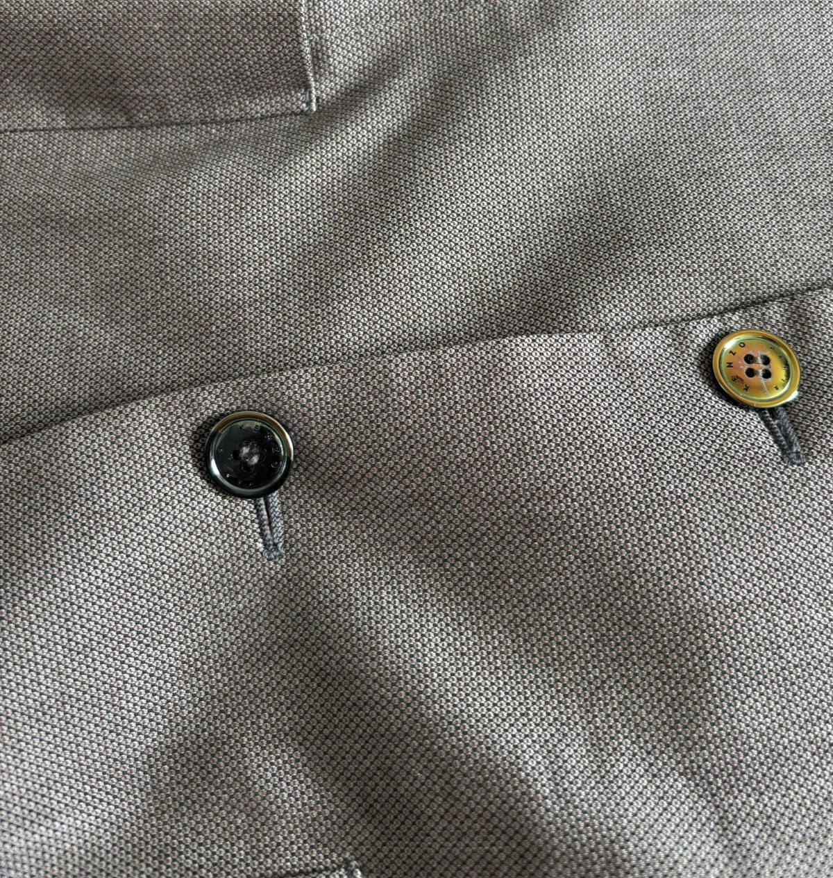 Designer × Kenzo × Vintage Kenzo Blazer Slim Plus Size 46S - 8 Thumbnail