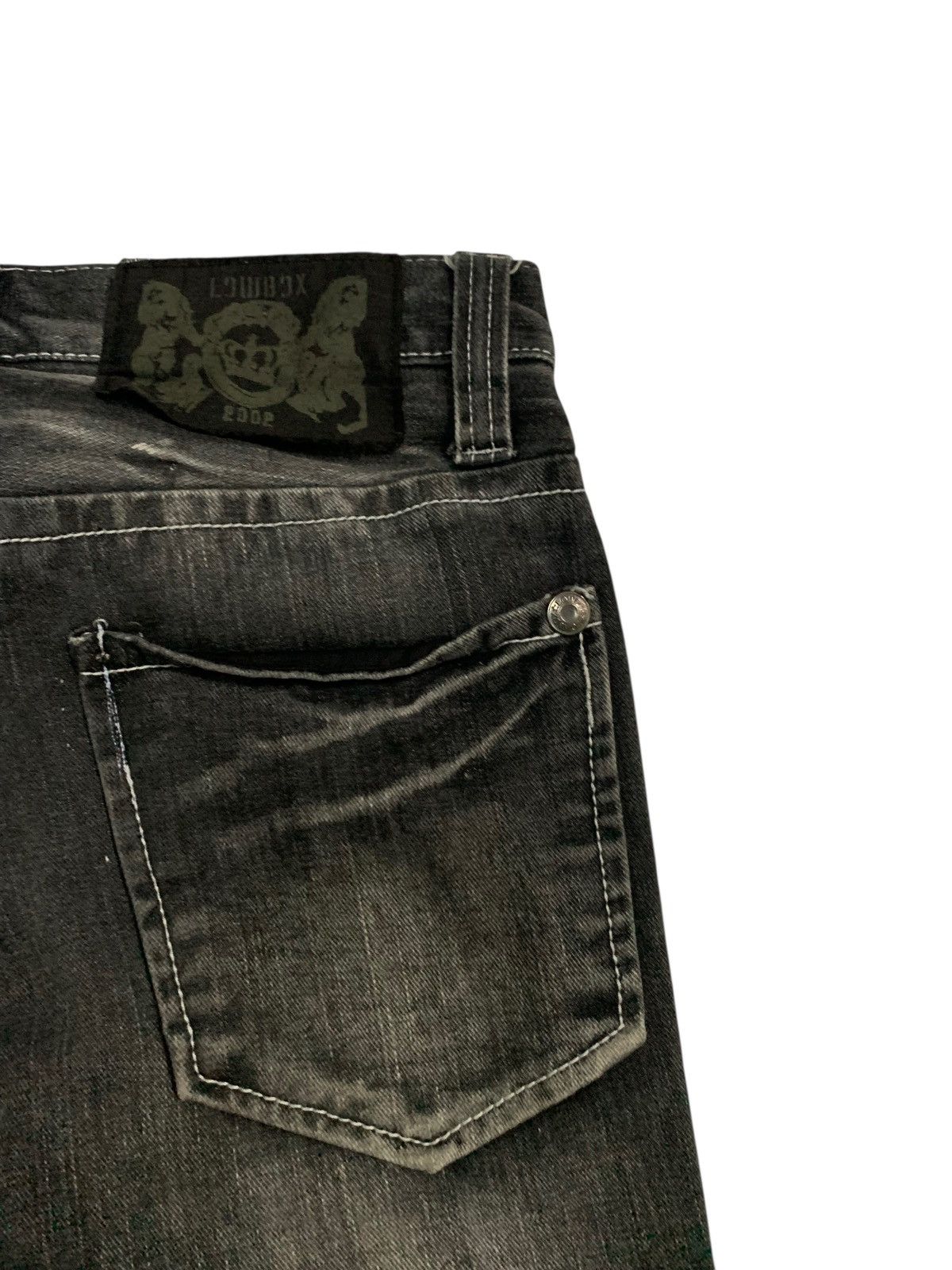 LOWBOX LOWBOX PUNK RUSTY CLAWMAX JAPANESE DISTRESSED DENIM Size US 30 / EU 46 - 12 Thumbnail