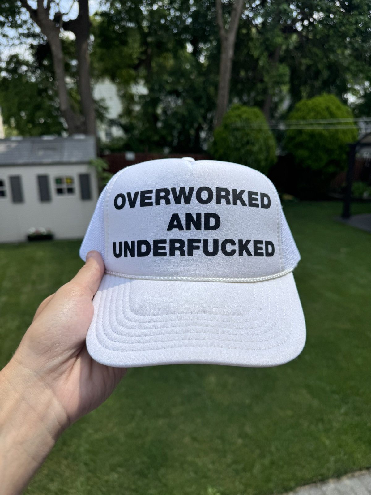 Other Overworked Foam Trucker Hat Size ONE SIZE - 1 Thumbnail