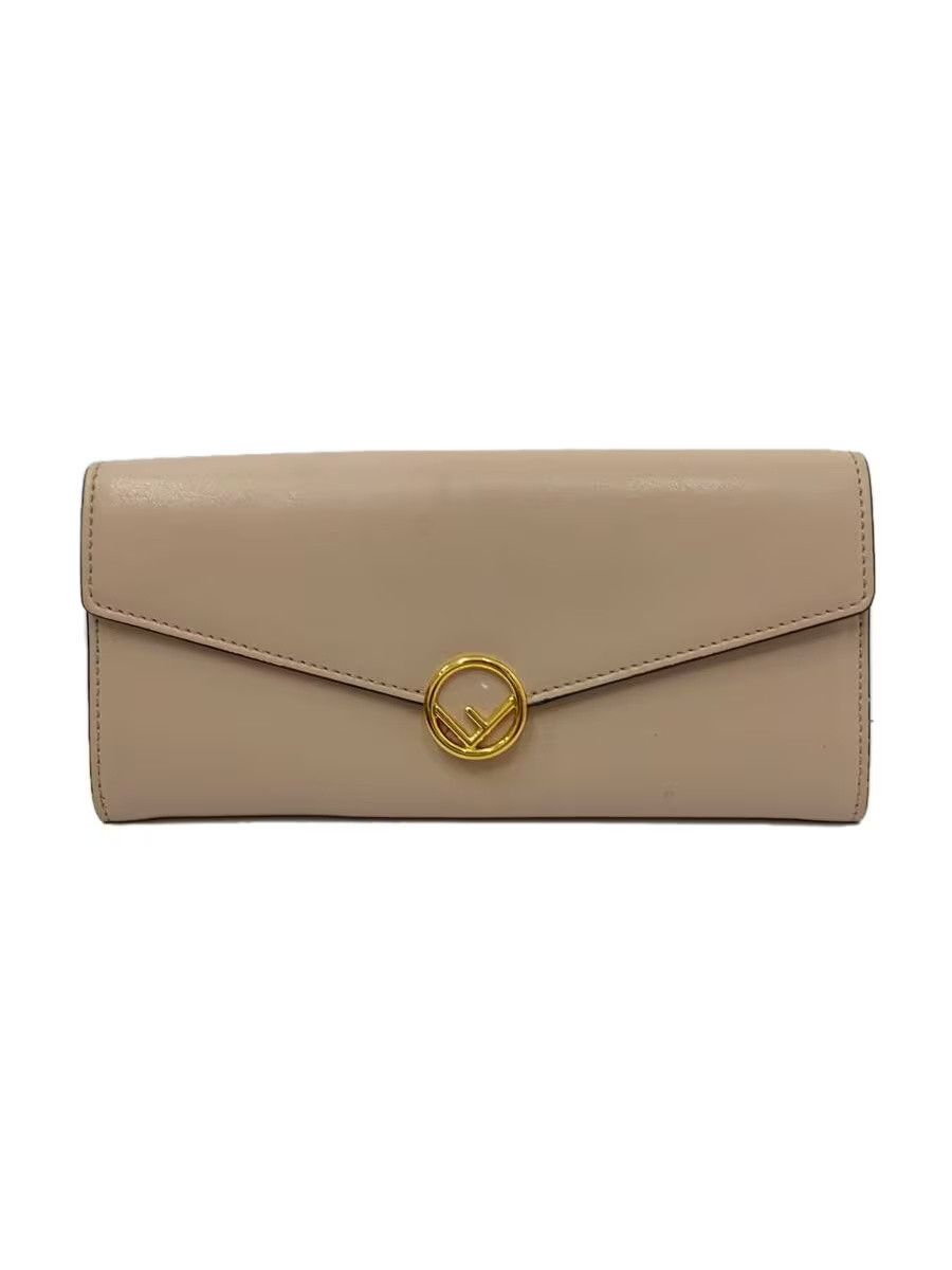 Fendi Fendi F Leather Continental Wallet Pink Size ONE SIZE - 1 Thumbnail