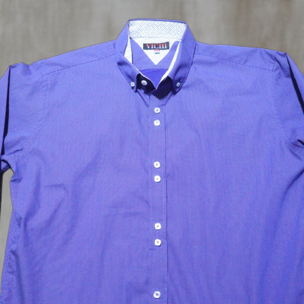 Polo Ralph Lauren VINTAGE Polo Ralph Lauren Shirt Adult Large Navy Blue Button-Down Long Sleeve Mens Size US L / EU 52-54 / 3 - 1 Thumbnail