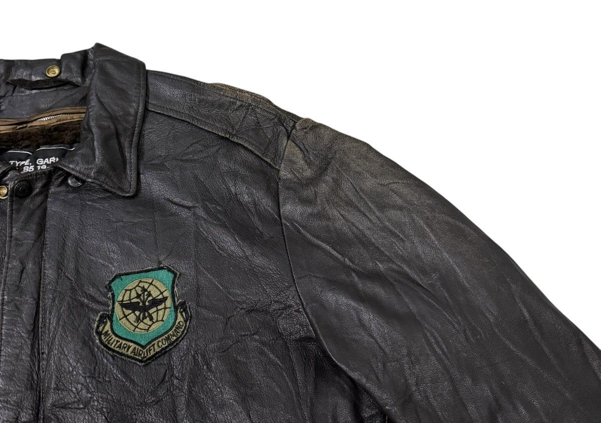 Schott Vintage Schott A2 Military Flyer Leather Jacket Size US M / EU 48-50 / 2 - 2 Thumbnail