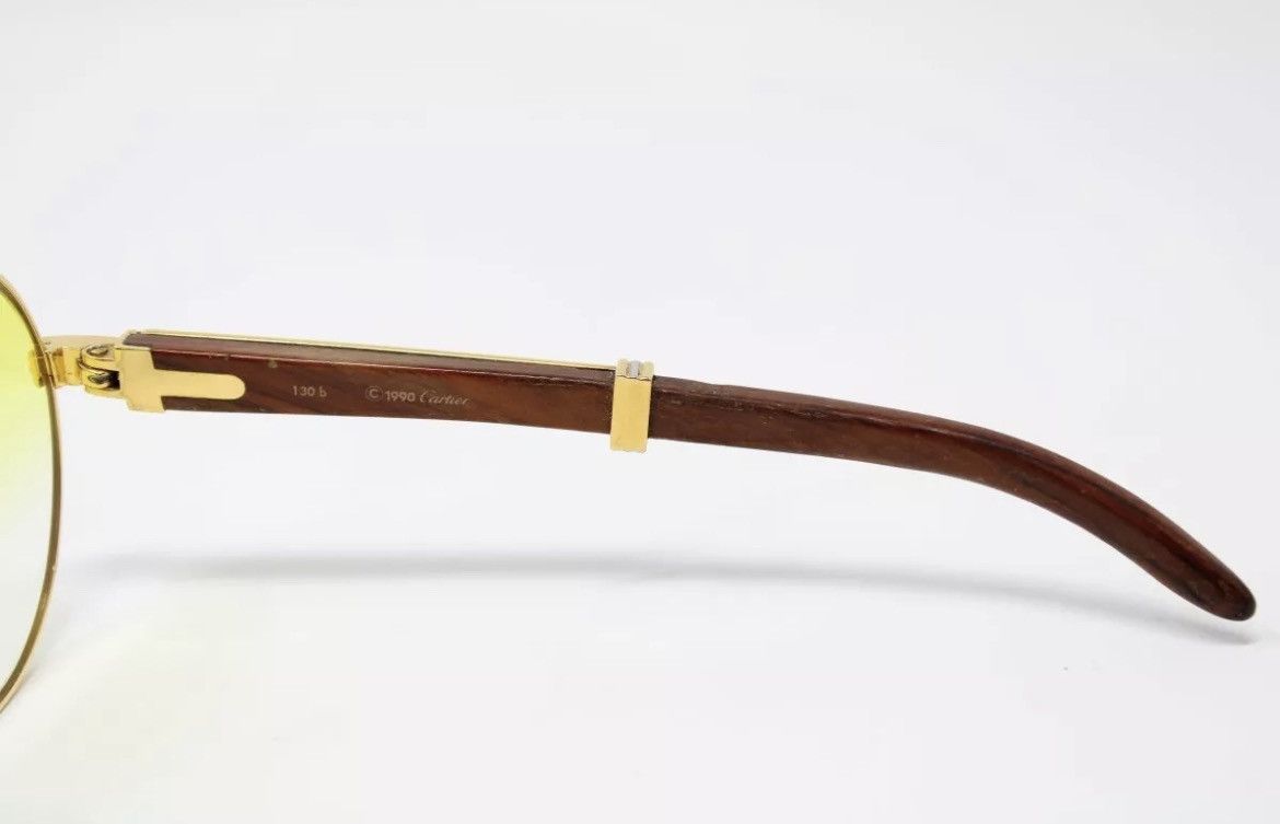 Cartier × Vintage Cartier Bagatelle Sunglassses Size 30 - 3 Thumbnail