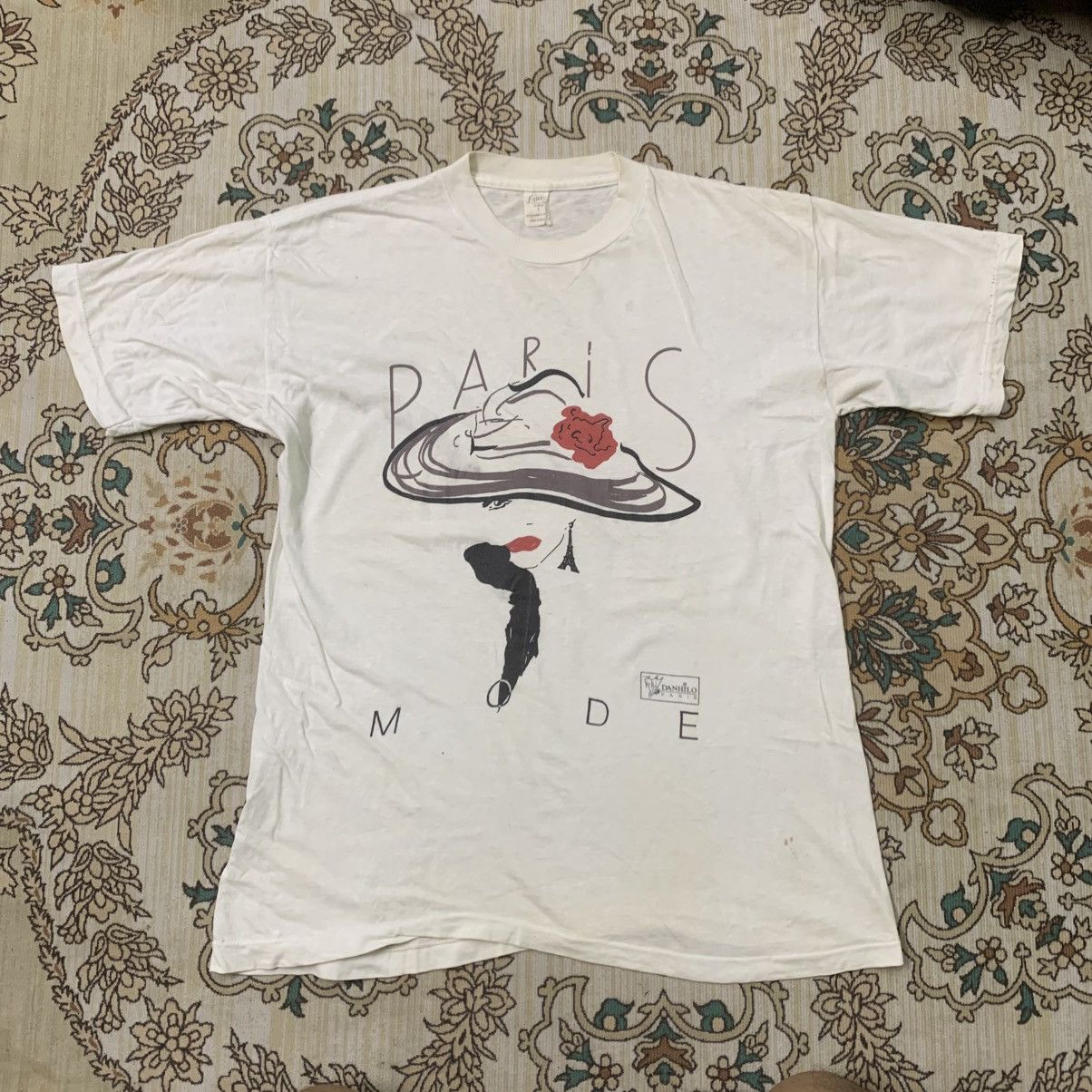 Vintage VINTAGE PARIS TEE Size US L / EU 52-54 / 3 - 1 Thumbnail