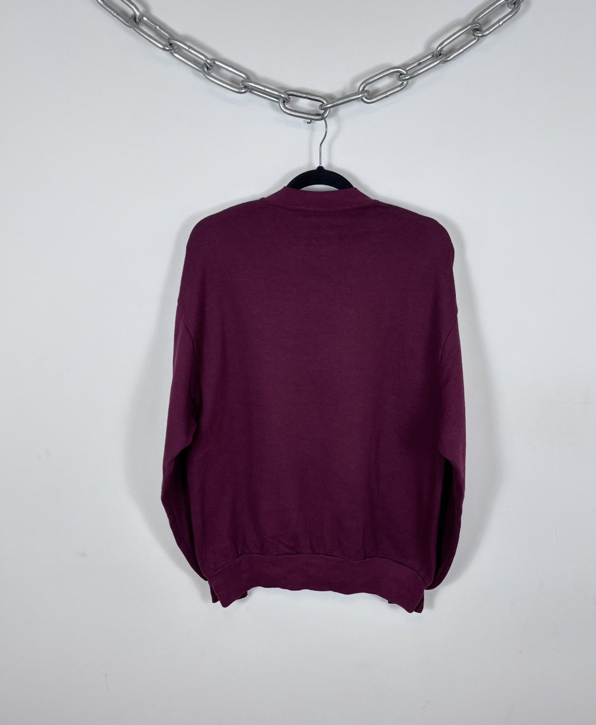 Jerzees Vintage 1990s Jerzees Blank Sweatshirt Crewneck Made In USA Size US L / EU 52-54 / 3 - 13 Thumbnail