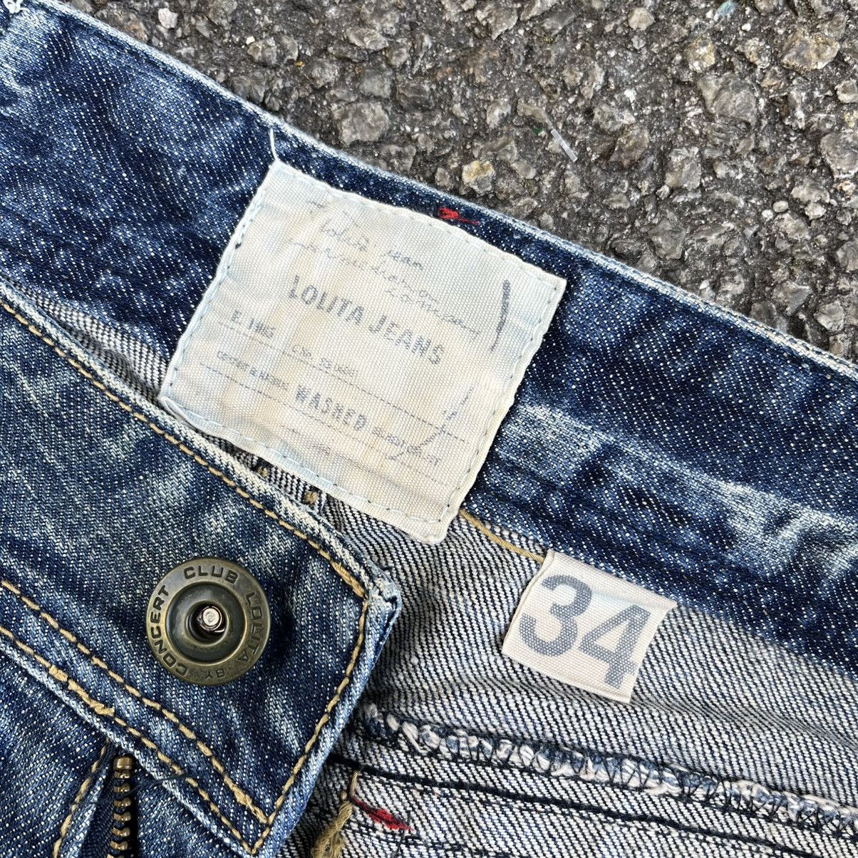 Hysteric Glamour Flared Lolita Jeans Clawmark Distressed Faded Denim Pants Size US 34 / EU 50 - 8 Thumbnail