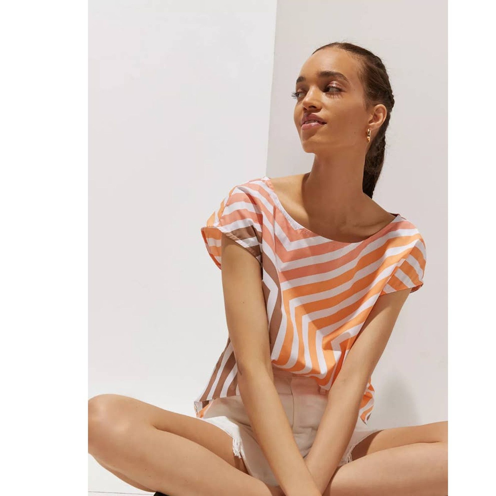 Anthropologie New Peter Som for Anthropologie Geometric Blouse $120 Medium Size M / US 6-8 / IT 42-44 - 2 Thumbnail
