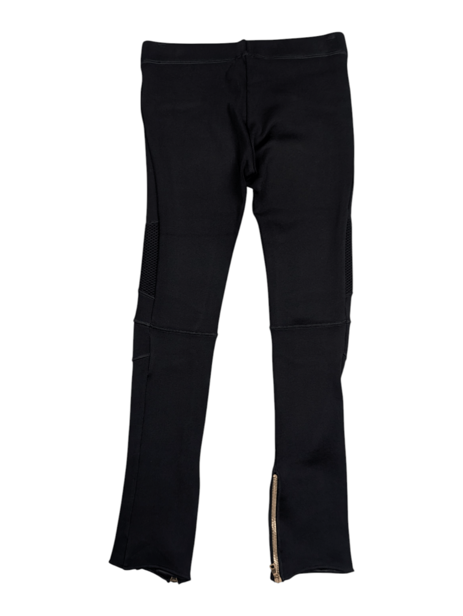 Balmain Balmain Black Stretched Pants With Knee Pads Size 27" / US 4 / IT 40 - 2 Thumbnail