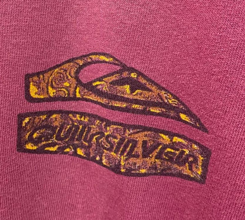 Quiksilver Vintage 90s Quicksilver Distressed Tshirt Size US M / EU 48-50 / 2 - 4 Thumbnail
