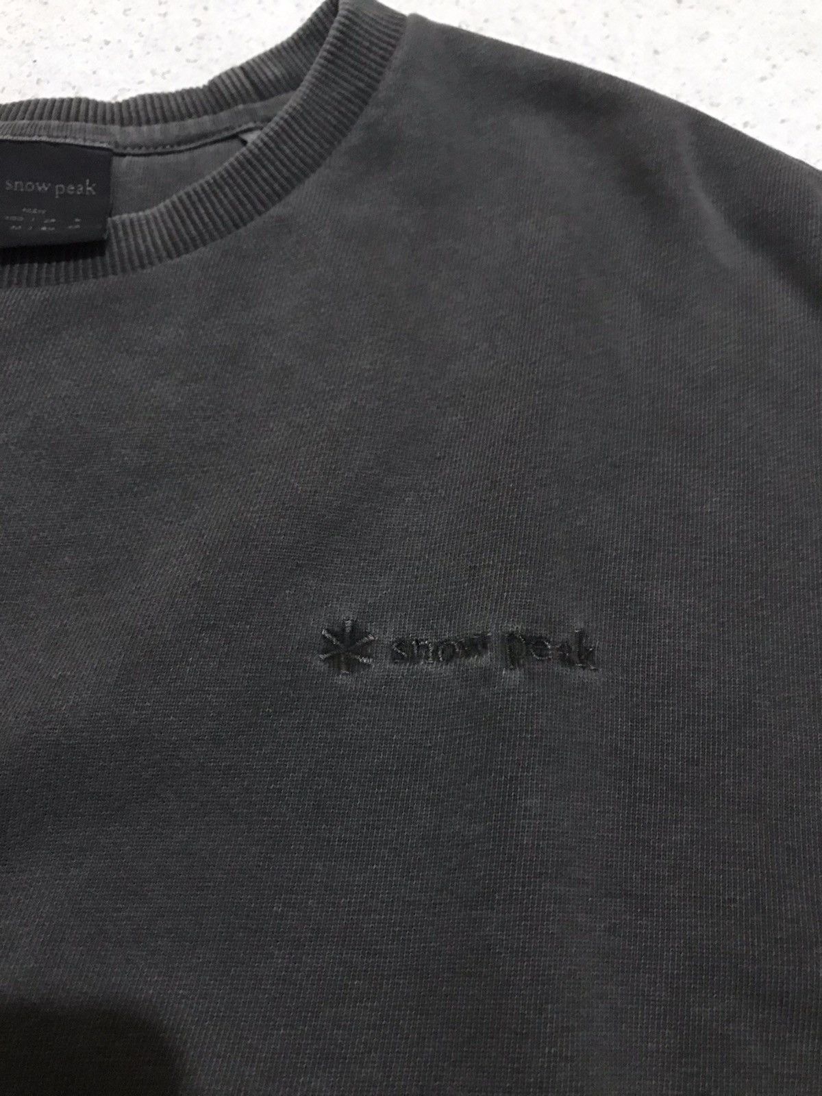 Snow Peak Snow Peak Washed Gray Sweatshirt Size US L / EU 52-54 / 3 - 5 Thumbnail