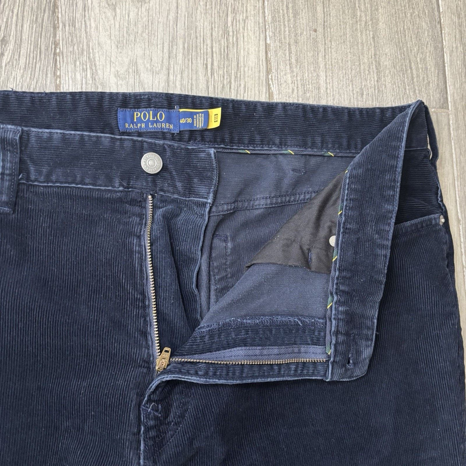 Polo Ralph Lauren Polo Ralph Lauren Pants The Varick Corduroy Blue Men’s 40x30 Size US 40 / EU 56 - 4 Thumbnail