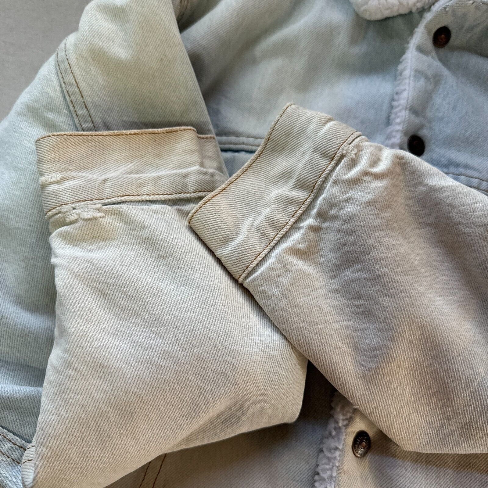 Levi's Vintage 90s Levis Sherpa Lined Denim Jean 527 70609 Jacket M Size US M / EU 48-50 / 2 - 6 Thumbnail