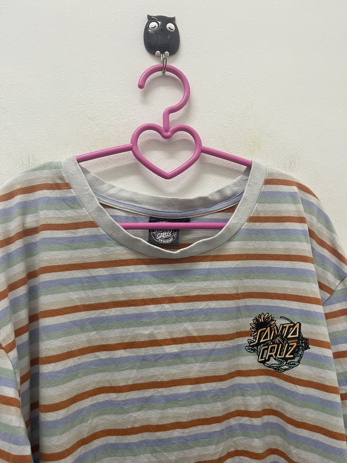 Santa Cruz Skateboards Rare Vintage SANTA CRUZ Skateboards Striped Size US L / EU 52-54 / 3 - 4 Thumbnail
