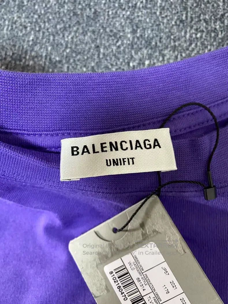 Balenciaga Balenciaga Letter sequin short-sleeved T-shirt Size US L / EU 52-54 / 3 - 6 Thumbnail