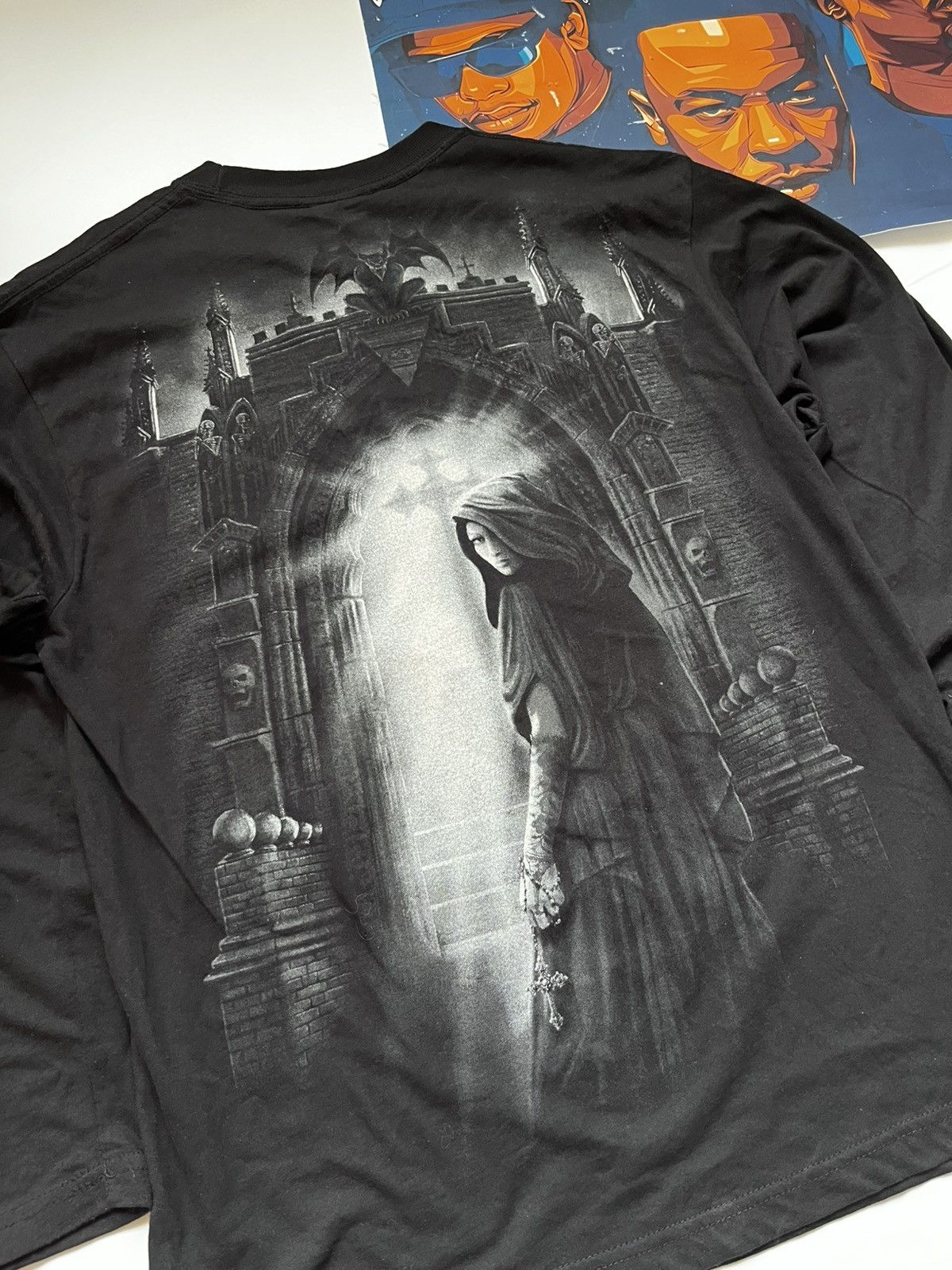 Band Tees Rare Thermal Longsleeve Spiral Y2k Affliction Style Size US M / EU 48-50 / 2 - 5 Thumbnail
