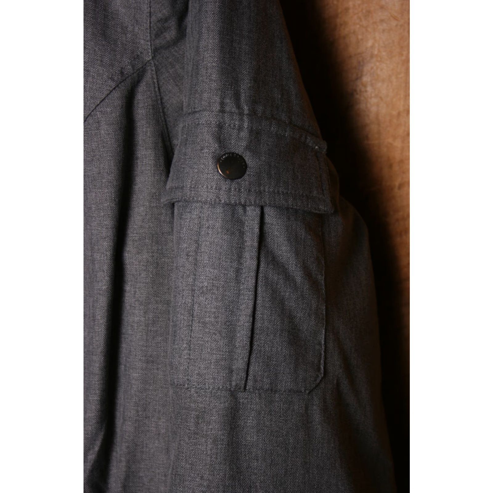 Eddie Bauer VINTAGE Eddie Bauer Weatheredge Superior Gray Hooded Down Stadium Parka Women's M Gray Parka with Detachable Faux Fur Trim Menss? Size M / US 6-8 / IT 42-44 - 3 Thumbnail