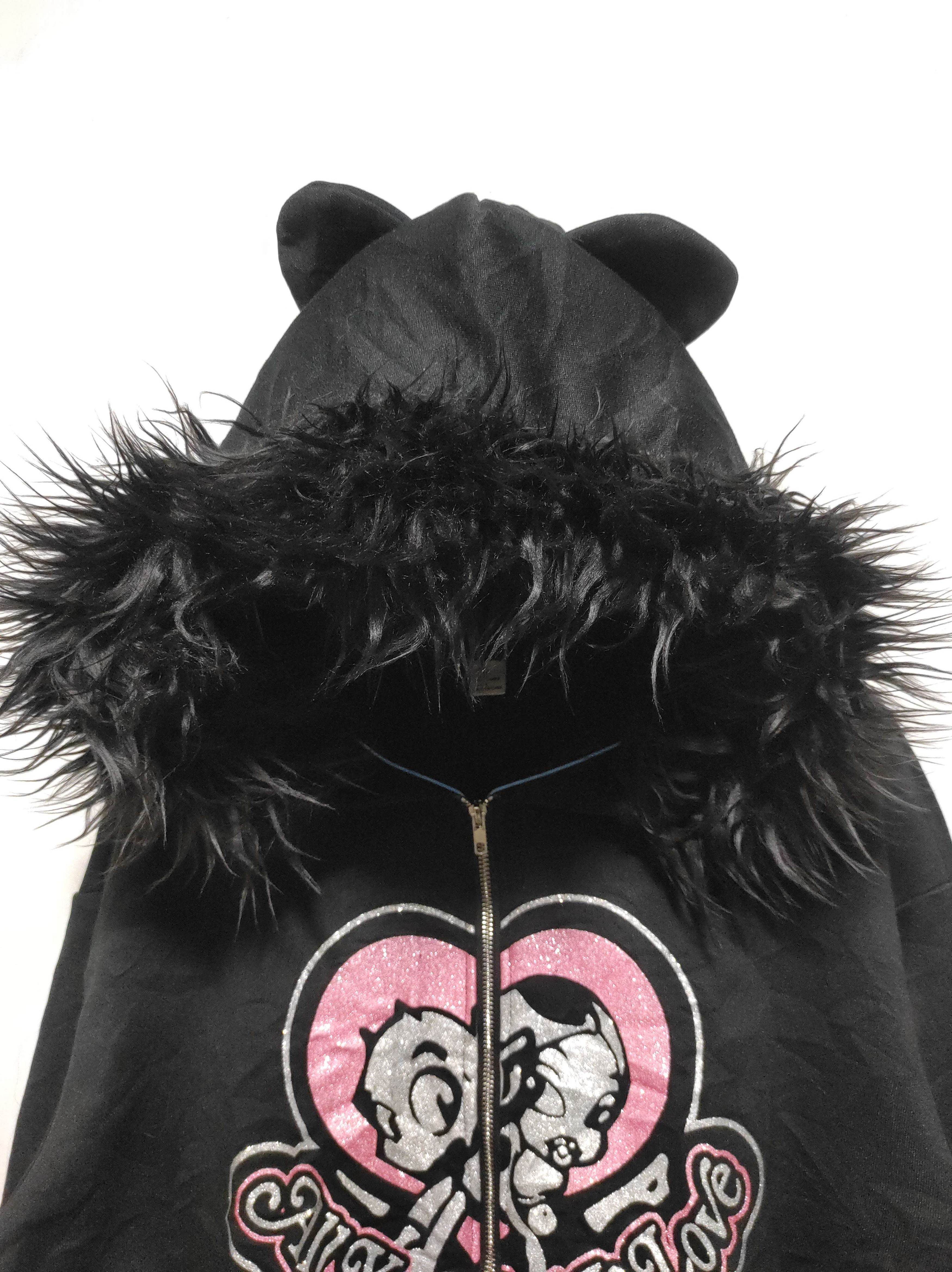 Hysteric Glamour All You Need is Love Zipper Fur Hoodie LGB style Size US M / EU 48-50 / 2 - 3 Thumbnail