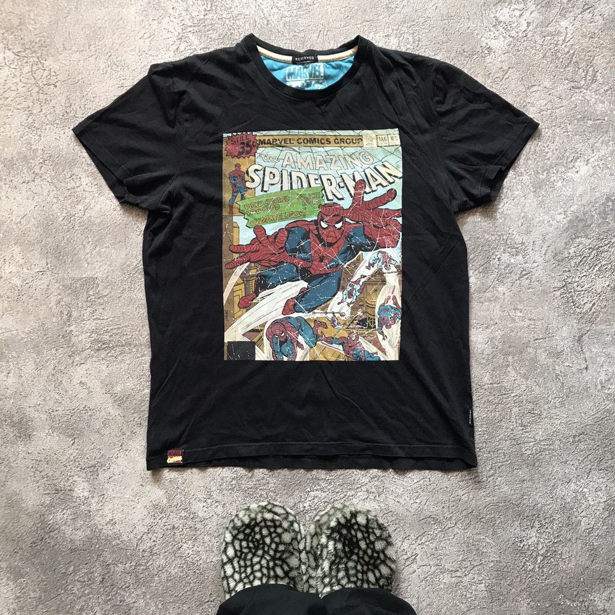 Vintage Vintage Y2K Marvel Spider-Man Graphic Tee Grunge Black M Size US M / EU 48-50 / 2 - 1 Thumbnail