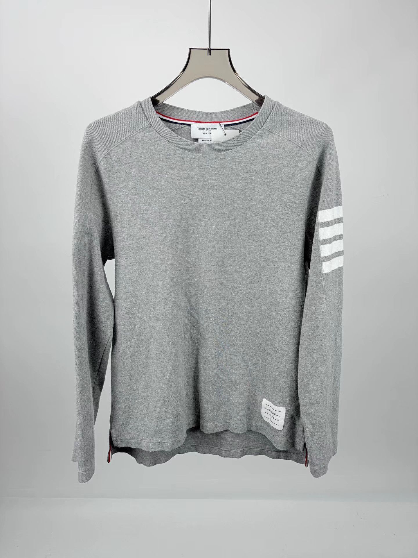 Thom Browne THOM BROWNE 4-Bar Long Sleeve Sweatshirt Size US M / EU 48-50 / 2 - 1 Thumbnail