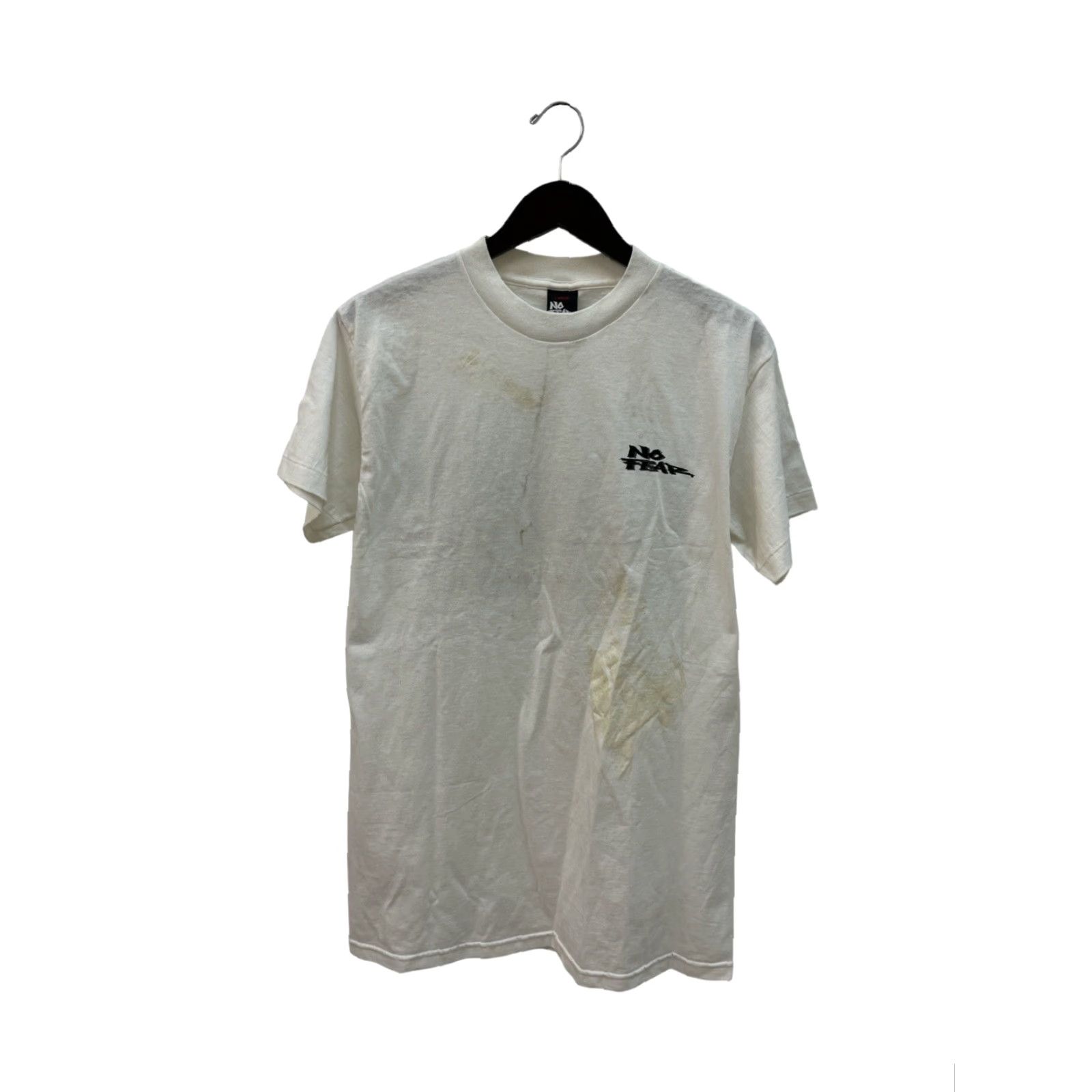 No Fear VINTAGE No Fear T-Shirt Mens L White 90s Deadstock NWOT 100% Cotton Crew Neck Short Sleeve Two-Sided Graphics Made in USA Size US L / EU 52-54 / 3 - 4 Thumbnail