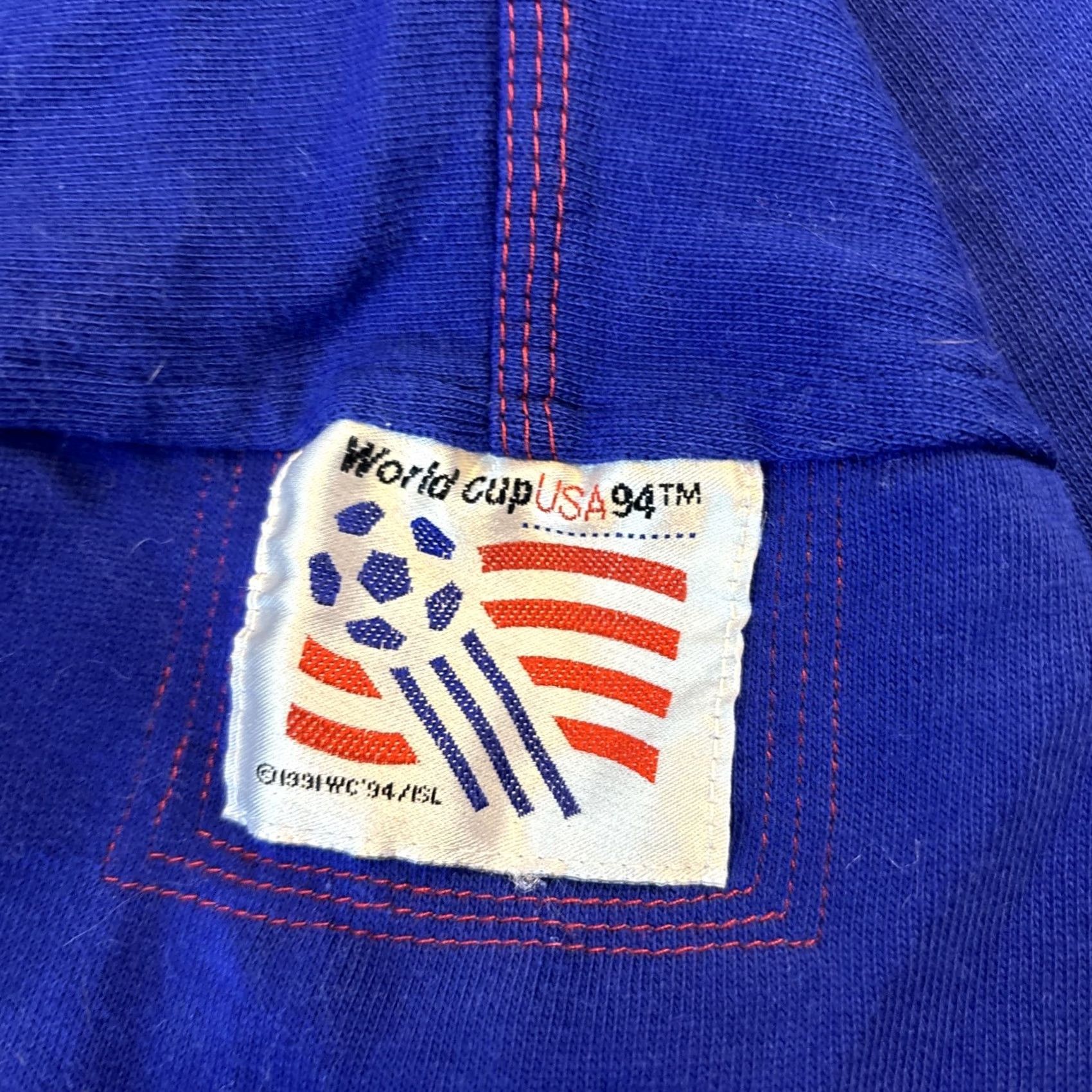 Vintage VINTAGE Snickers Promo World Cup USA 1994 Fits Medium Boxy Blue Polo Shirt 90s Shirt Mens Blue Polo 1990s USA USA 1994 Snickers World Cup Shirt Size US M / EU 48-50 / 2 - 6 Thumbnail