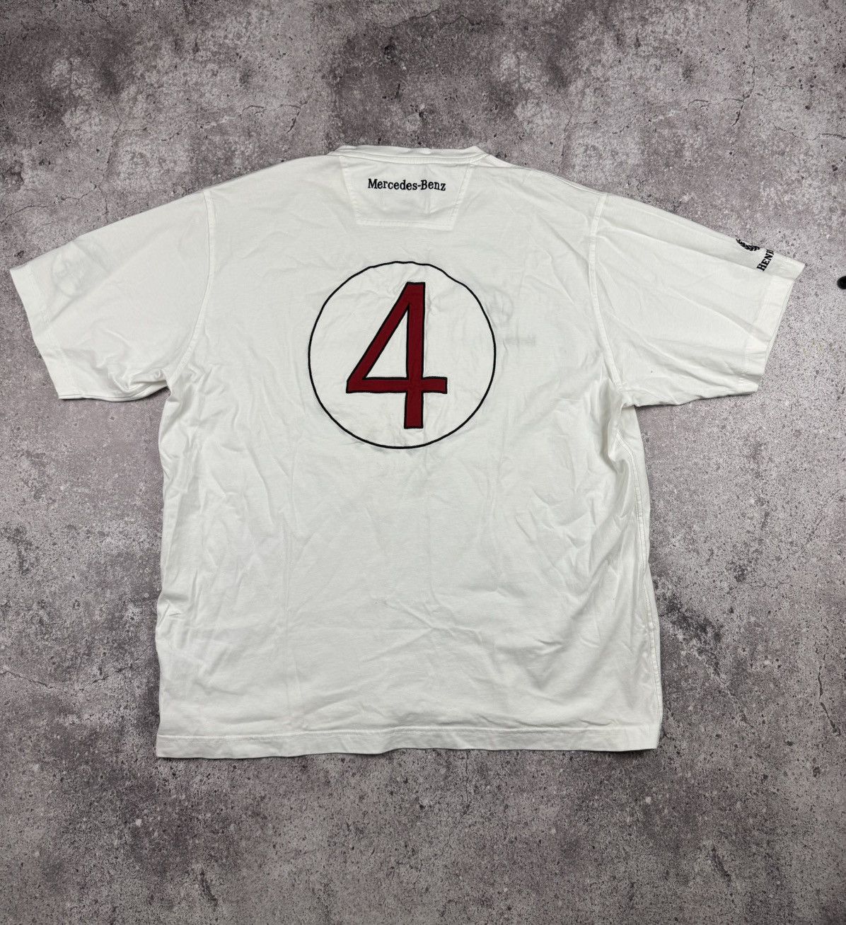 Mercedes-Benz Vintage Mercedes Benz & Henri Lloyd Nico Rosberg tee Formula Size US XL / EU 56 / 4 - 7 Thumbnail