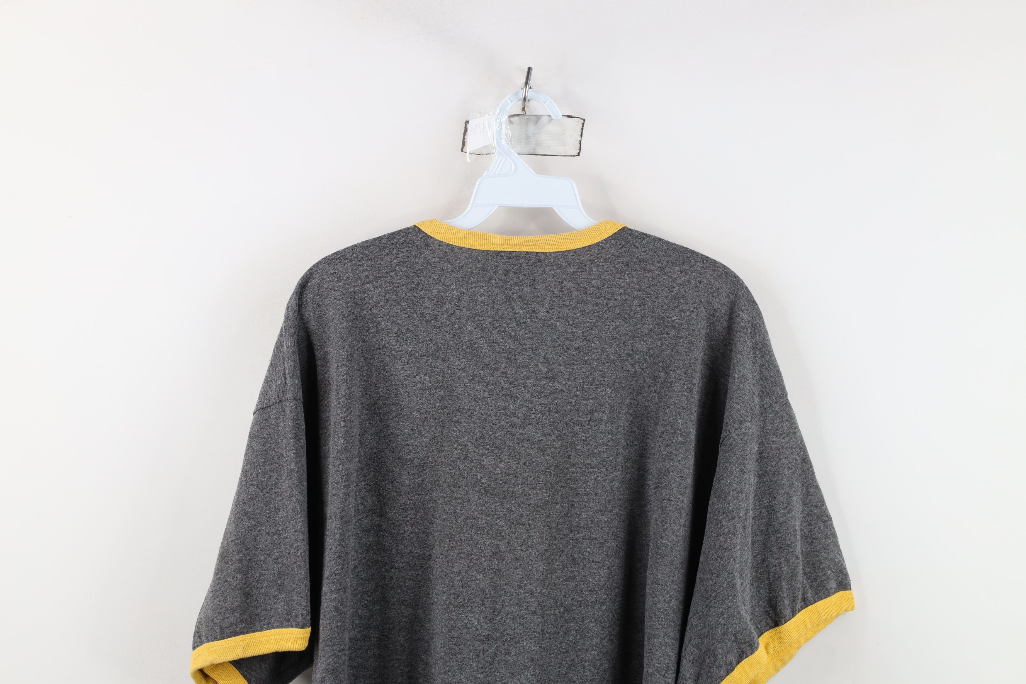 Nike Vintage Nike Air Center Swoosh Short Sleeve Ringer T-Shirt Size US XL / EU 56 / 4 - 10 Thumbnail