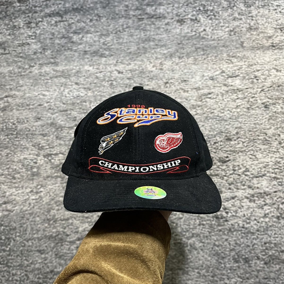 Logo 7 Vintage 1998 Stanley Cup Championship Detroit Red Wings Hat Size ONE SIZE - 1 Thumbnail