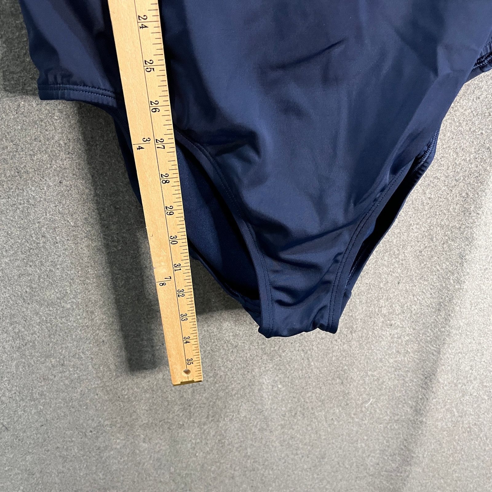 Lands' End Lands' End V-Neck Racerback One Piece Deep Sea Blue Size 16 Size XXL / US 16-18 / IT 52-54 - 5 Thumbnail