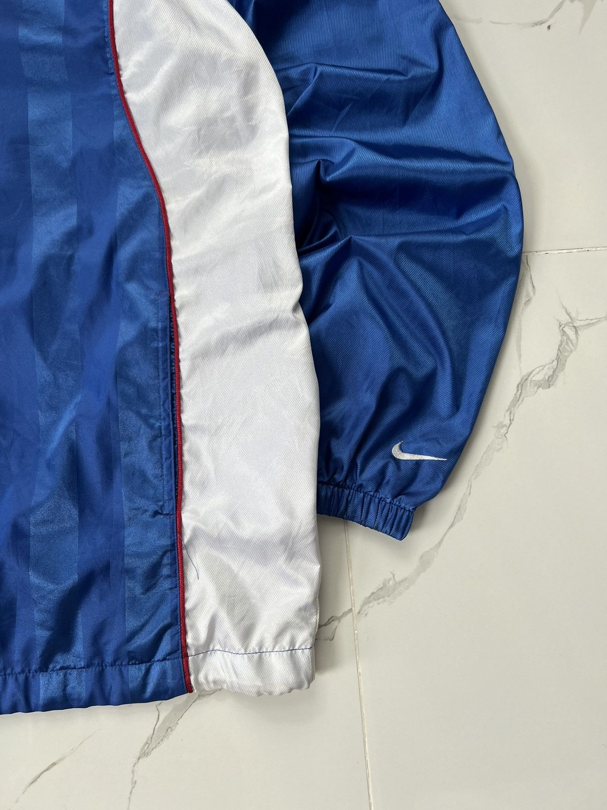 Nike × Vintage 90's NIKE TEAM RARE Y2K TRACK JACKET MULTISWOOSH LOGO Size US XL / EU 56 / 4 - 2 Thumbnail