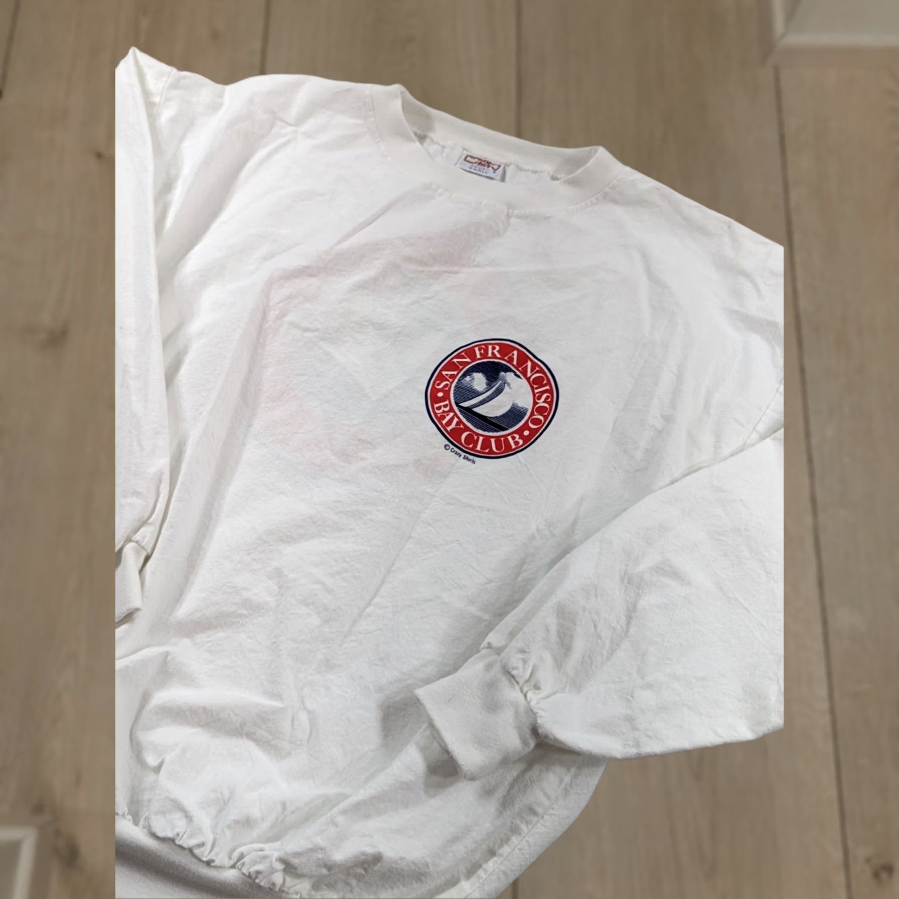 Vintage VINTAGE Crazy Shirts Shirt Long Sleeve White Small Unisex Adults Graphic Tee Beer Print 100% Cotton San Francisco Bay Club Hawaii Size US S / EU 44-46 / 1 - 1 Thumbnail