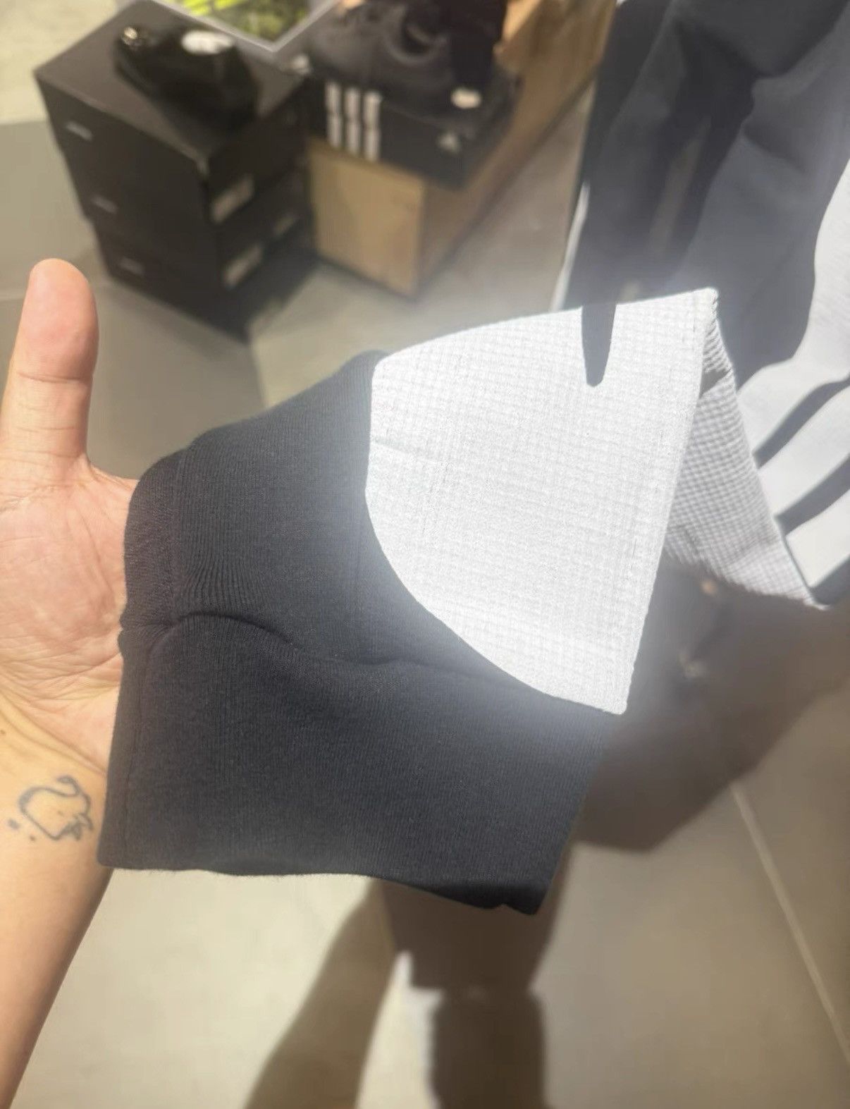 11 By Boris Bidjan Saberi 11 BY BORIS BIDJAN SABERI Black & White Color-Block Joggers Size US 33 - 2 Thumbnail