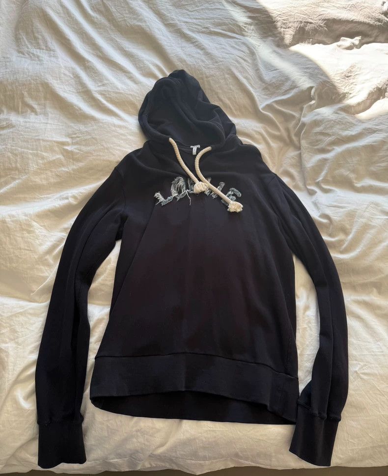 Loewe Loewe Dark blue classic retro hoodie sweater Size US M / EU 48-50 / 2 - 1 Thumbnail