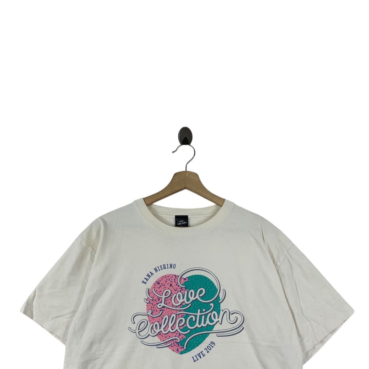 Vintage KANA NISHINO Love Collection 2019 Tour Japan Idol Tee Shirt Size US M / EU 48-50 / 2 - 2 Thumbnail