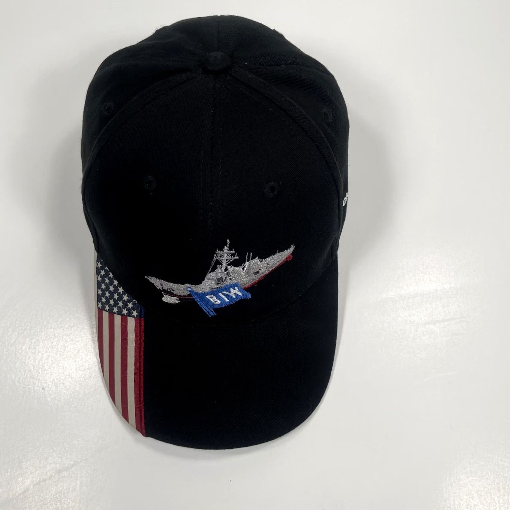 Vintage Outdoor Cap OC Hat Adult Adjustable StrapBack Baseball Cap BIC American Flag Size ONE SIZE - 4 Thumbnail